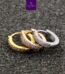 Crystal huggie hoop earrings