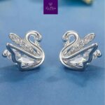 Swan earrings